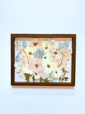 *Main Piece* 11 x 14” Small Custom Pressed Frame