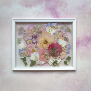 *Main Piece* 11 x 14” Small Custom Pressed Frame