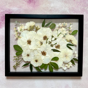 *Main Piece* 11 x 14” Small Custom Pressed Frame