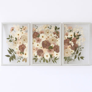 *Main Piece* The Trilogy 14 x 20” Custom Collage Pressed Frames