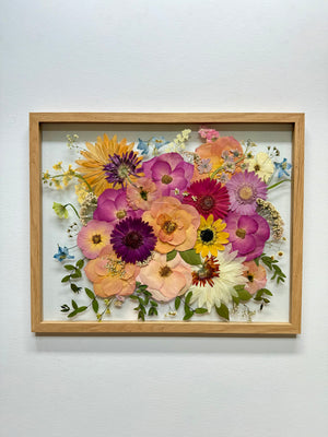 *Main Piece* 16 x 20” Medium Custom Pressed Frame