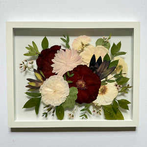 *Main Piece* 11 x 14” Small Custom Pressed Frame