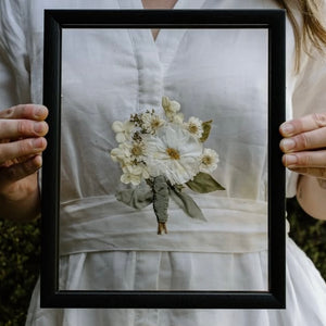 8 x 10” Boutonnière Pressed Frame {Add On}
