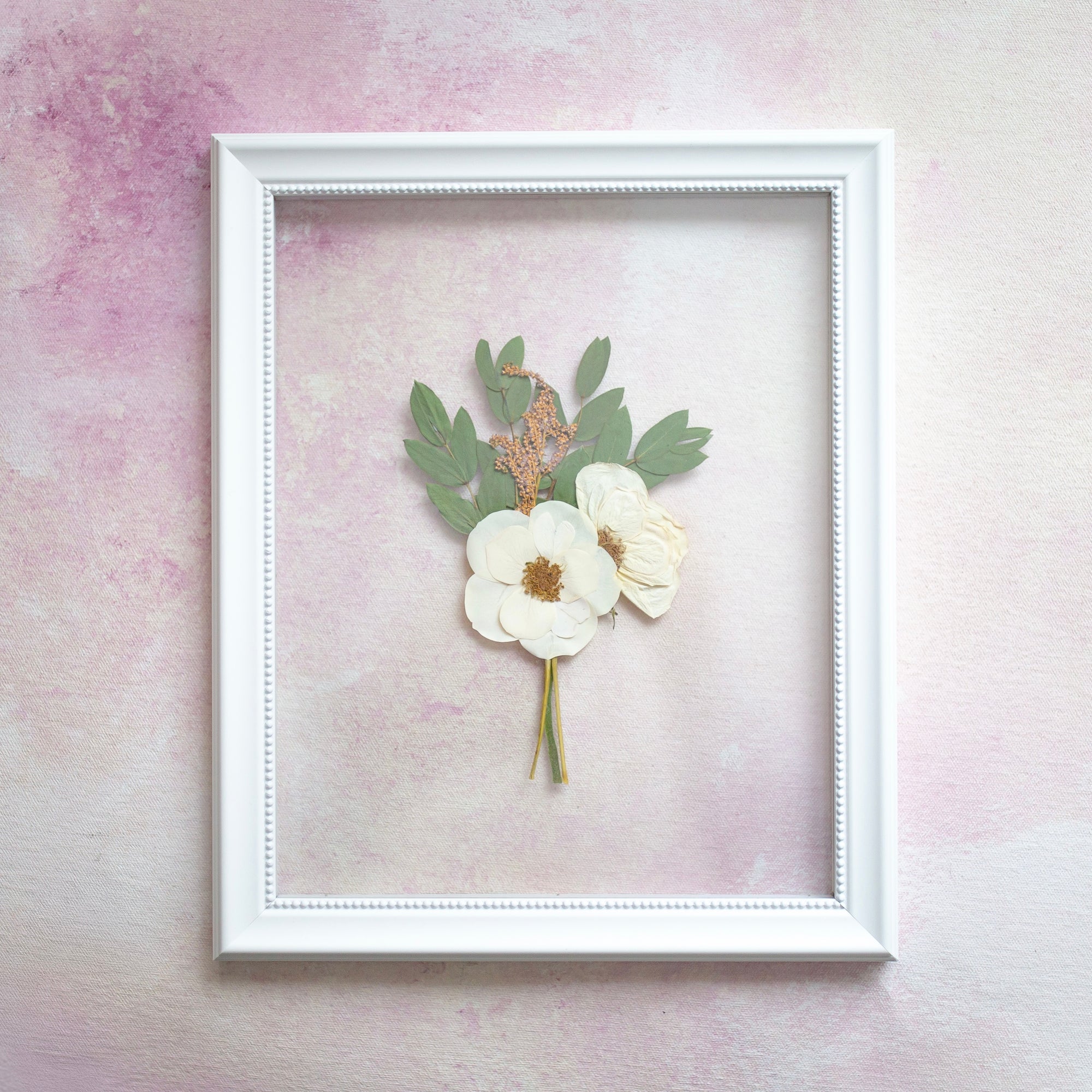 8 x 10” Mini Boutonnière Pressed Frame {Add On Only} - Preserve My Petals