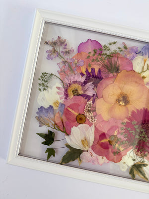 *Main Piece* 11 x 14” Small Custom Pressed Frame