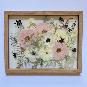 *Main Piece* 11 x 14” Small Custom Pressed Frame