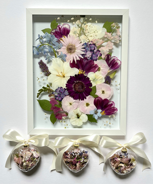 *Main Piece* 11 x 14” Custom Pressed Frame