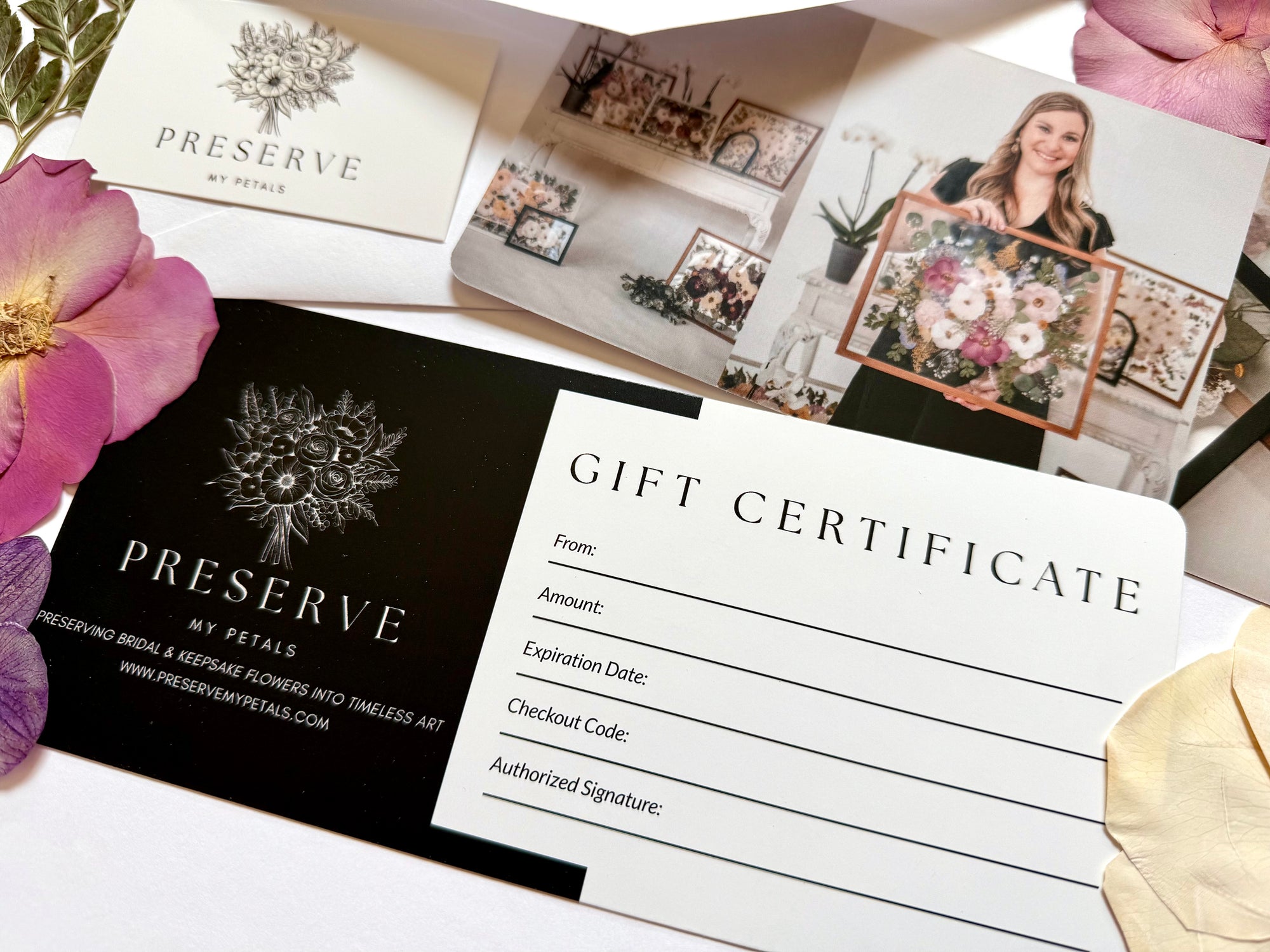 Preserve My Petals Gift Certificate