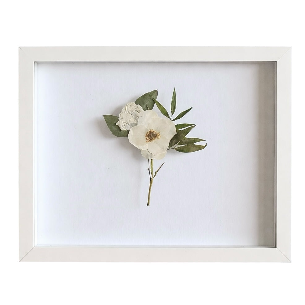 8 x 10” Mini Boutonnière Pressed Frame {Add On Only}