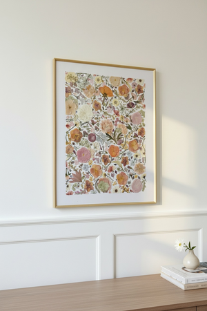 *Main Piece* Remember Always 32 x 40” XL Custom Collage Pressed Frame